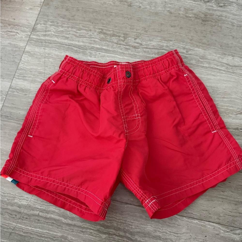 Sundek Kids Red Swim Trunks